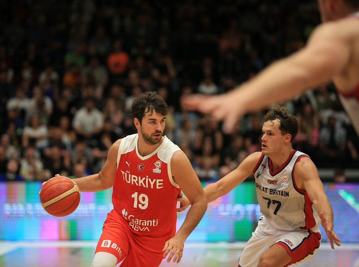 FIBA Dünya Kupası Avrupa Elemeleri'nde Türkiye, Büyük Britanya'yı evinde devirdi