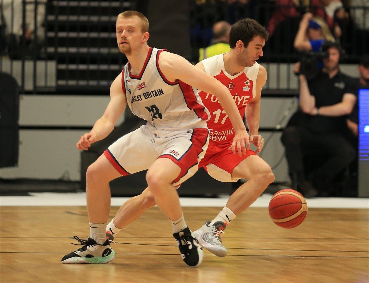 FIBA Dünya Kupası Avrupa Elemeleri'nde Türkiye, Büyük Britanya'yı evinde devirdi