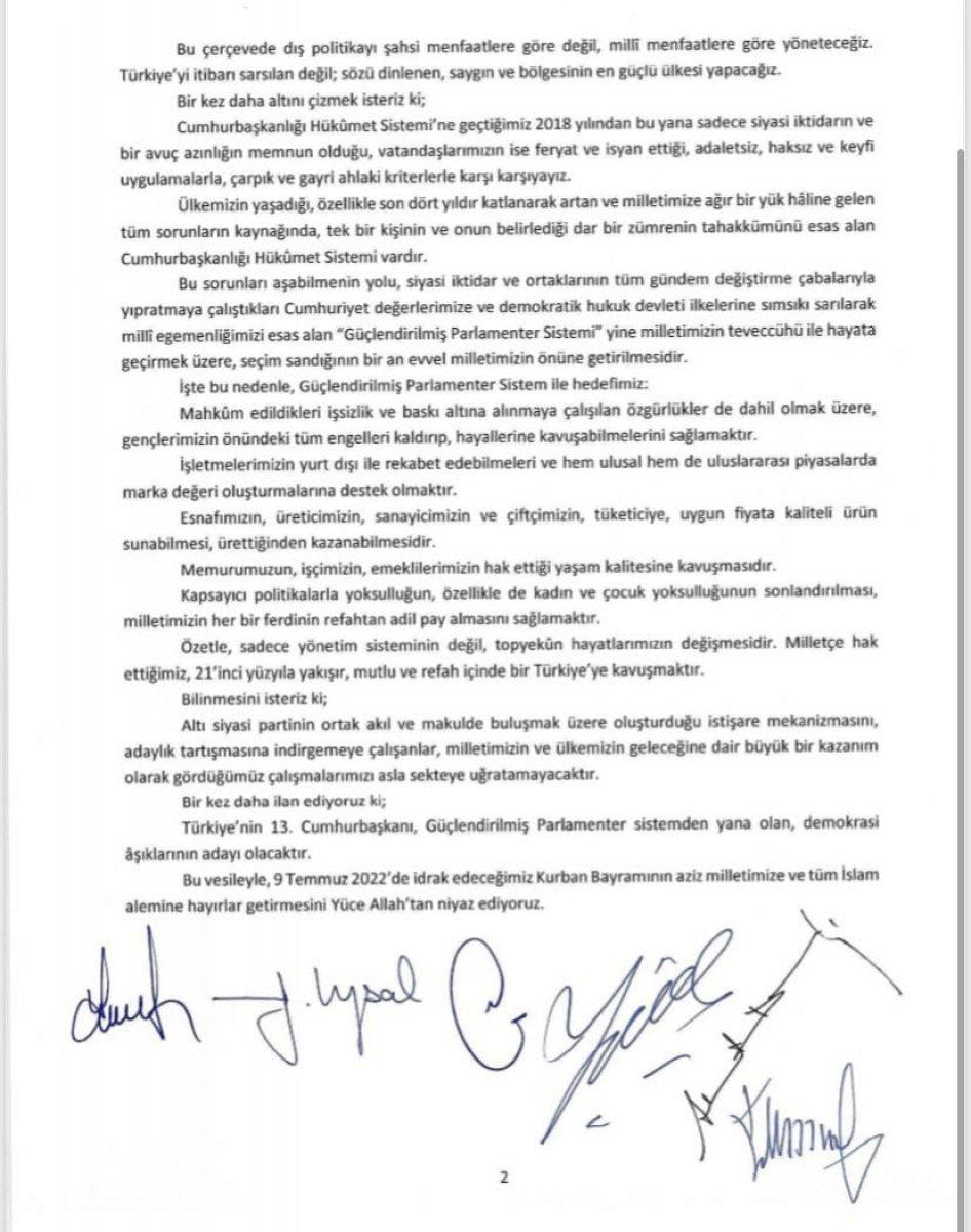 6'lı masada 5. toplantı günü