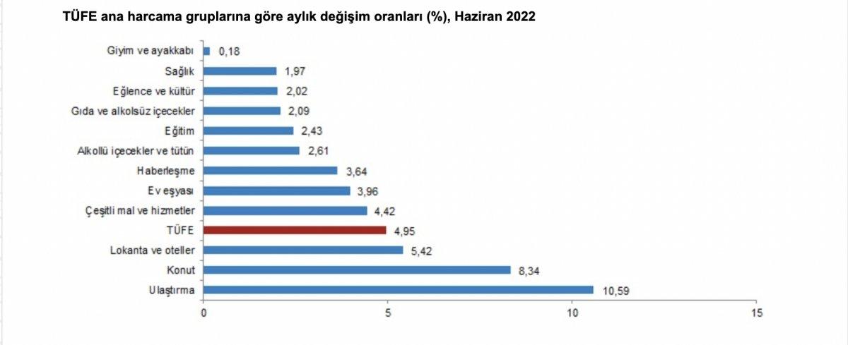 TÜİK, haziran ayı enflasyonunu açıkladı