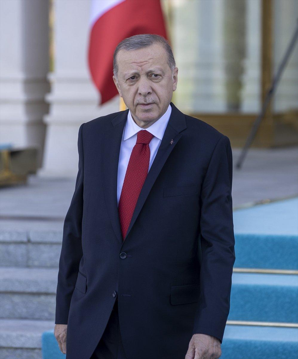 Cumhurbaşkanı Erdoğan, İtalya Başbakanı Draghi'yi karşıladı