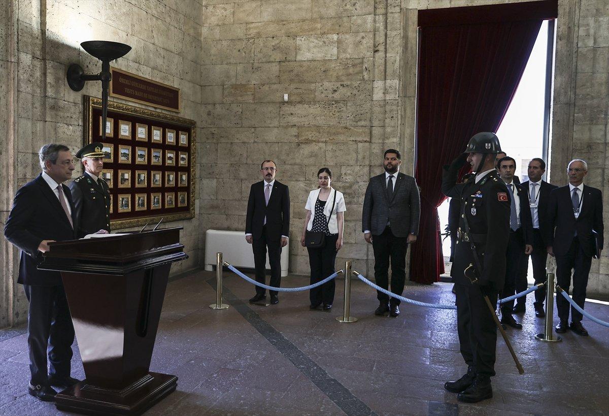 Cumhurbaşkanı Erdoğan, İtalya Başbakanı Draghi'yi karşıladı