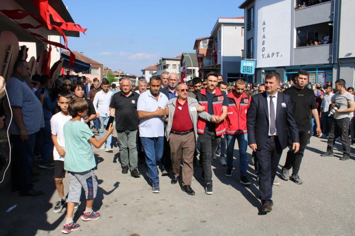 Düzceli şehit Piyade Uzman Çavuş Serhat Bal, dualarla uğurlandı