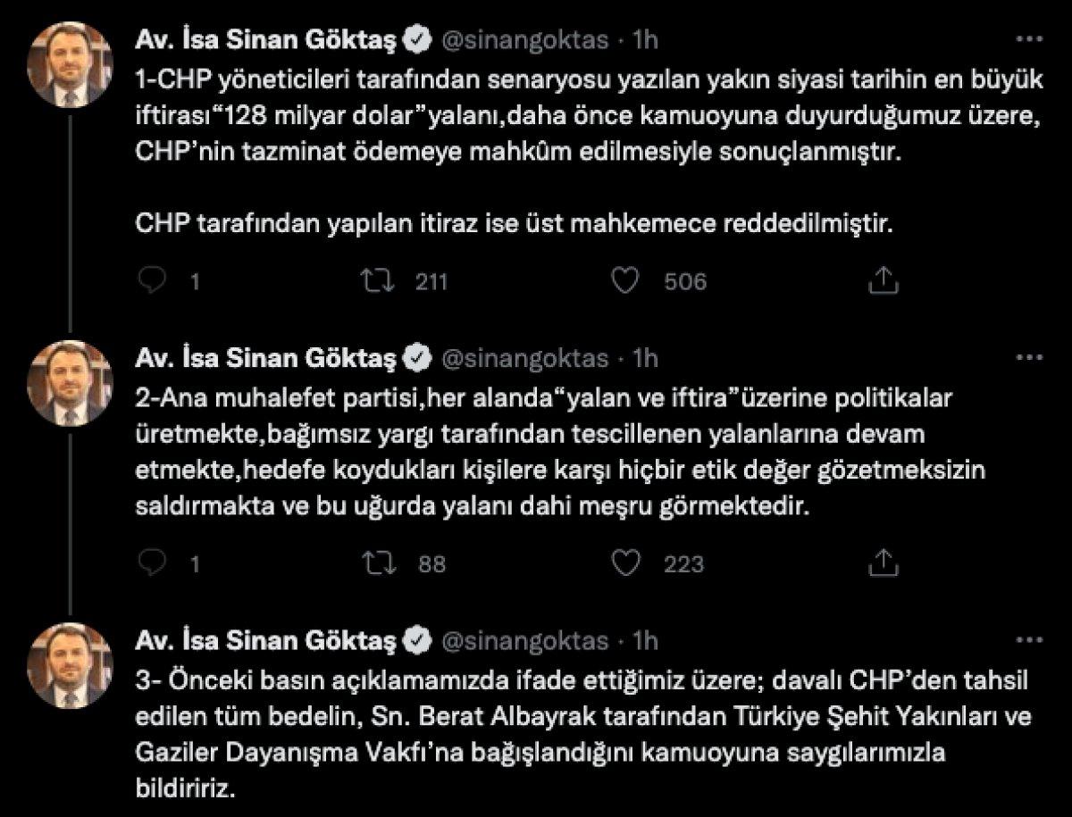 128 milyar dolar davasında CHP'nin itirazı reddedildi