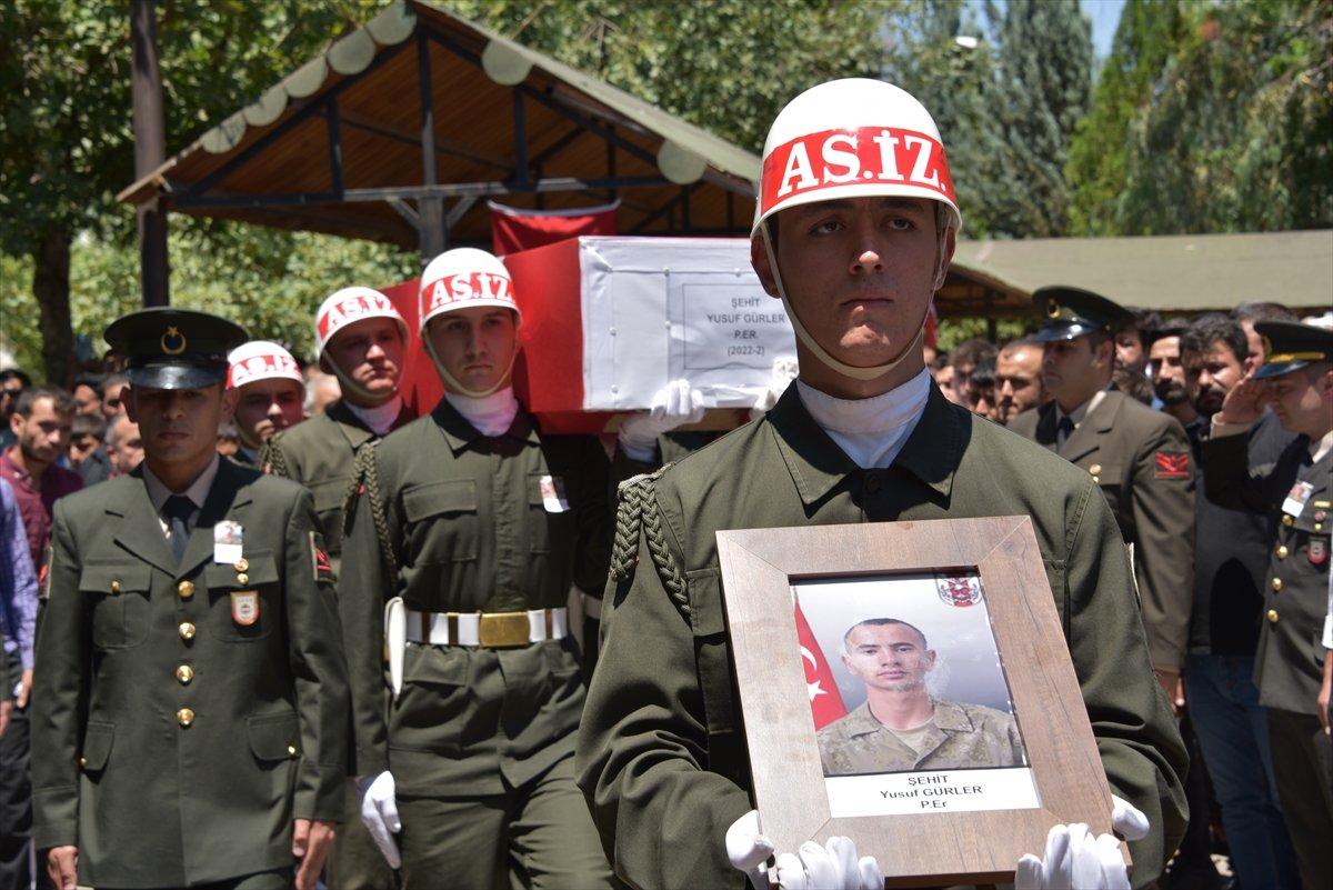Şehit Piyade Er Yusuf Gürler, Şanlıurfa'da son yolculuğuna uğurlandı