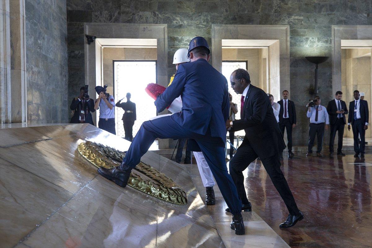 Cumhurbaşkanı Erdoğan, Somalili mevkidaşı Mahmud'u ağırladı