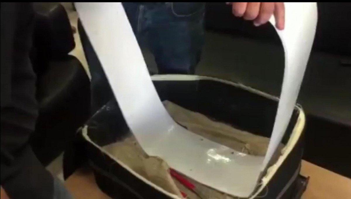 Eskişehir’de, valiz astarından 4 milyon TL’lik metamfetamin çıktı