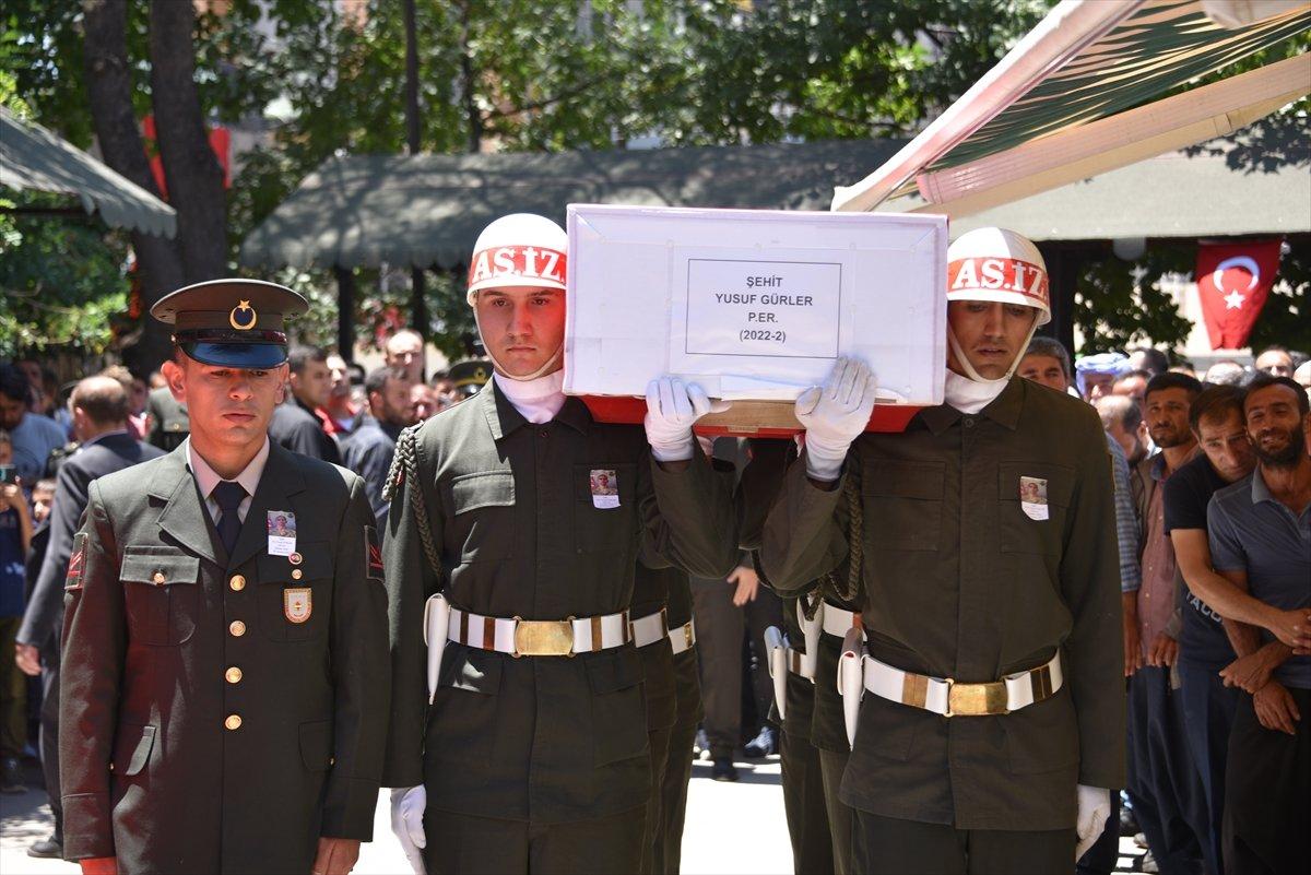 Şehit Piyade Er Yusuf Gürler, Şanlıurfa'da son yolculuğuna uğurlandı
