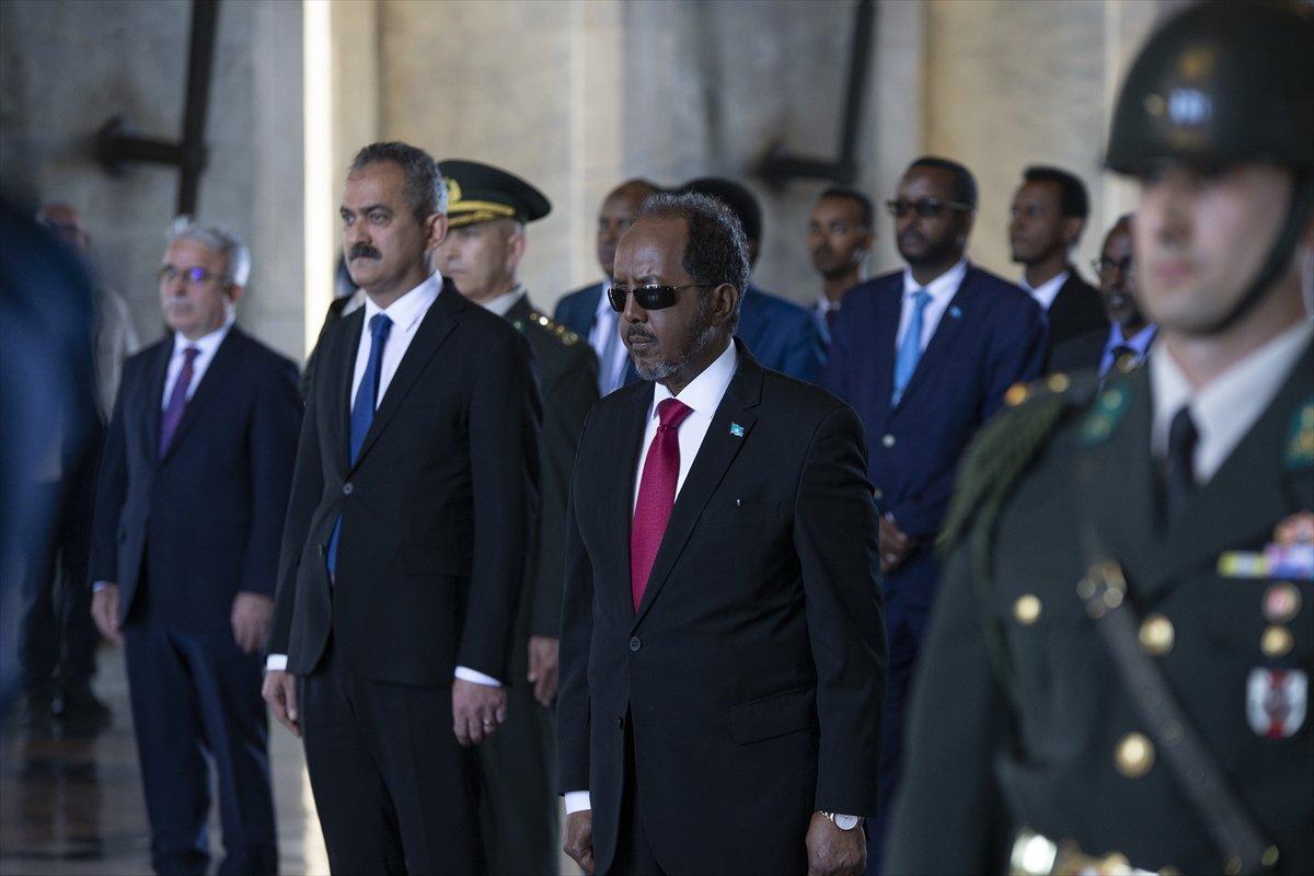 Cumhurbaşkanı Erdoğan, Somalili mevkidaşı Mahmud'u ağırladı