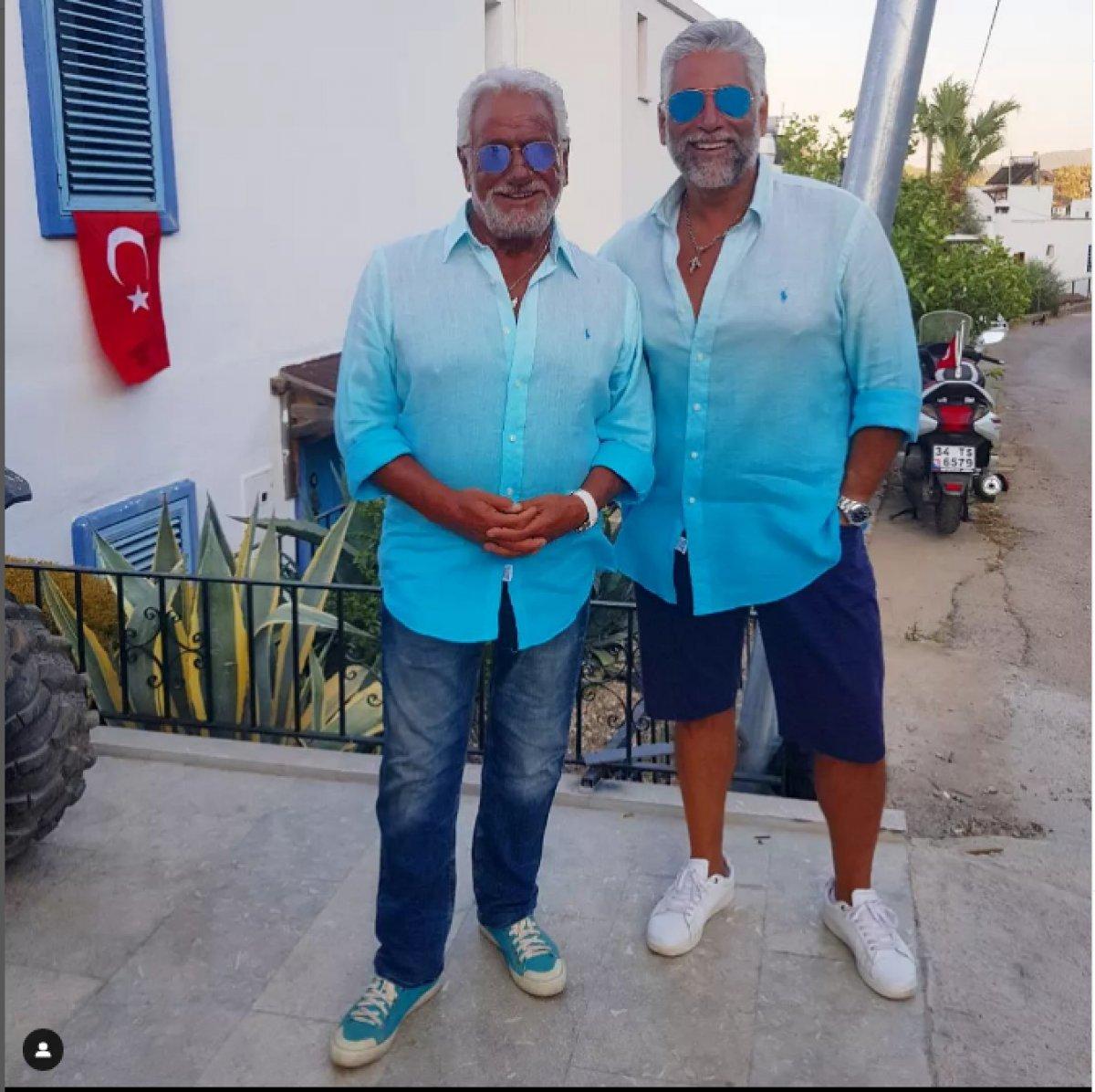 Fedon, oğlu Theo ile poz verdi