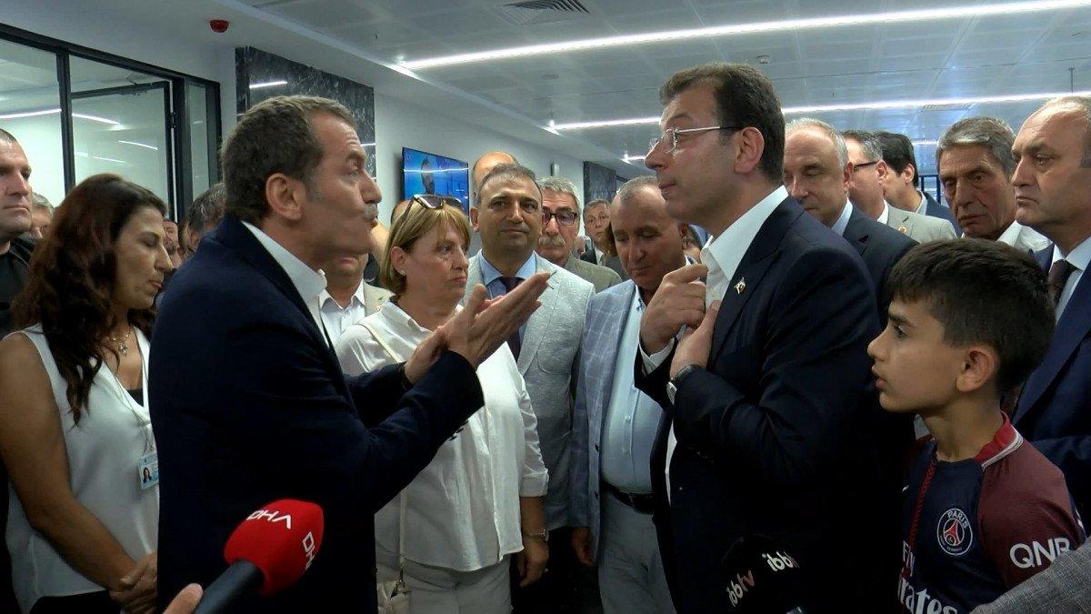 Ekrem İmamoğlu ile Zeytinburnu Belediye Başkanı Arısoy arasında tartışma