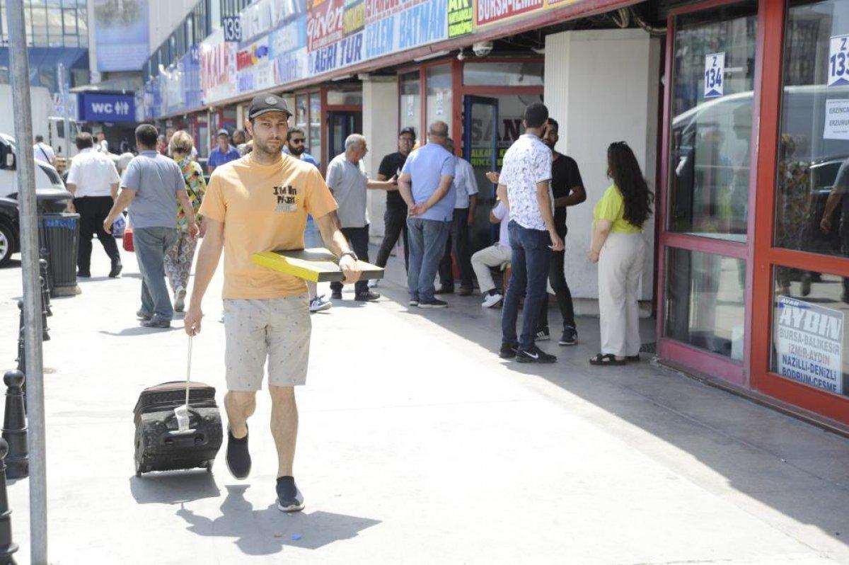 Kurban Bayramı öncesi otogarda yoğunluk başladı