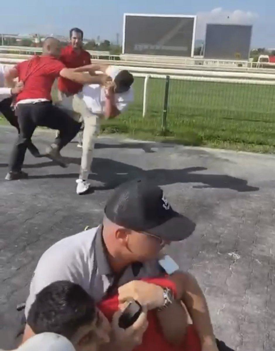 Bursa'daki hipodromda seyis kavgası