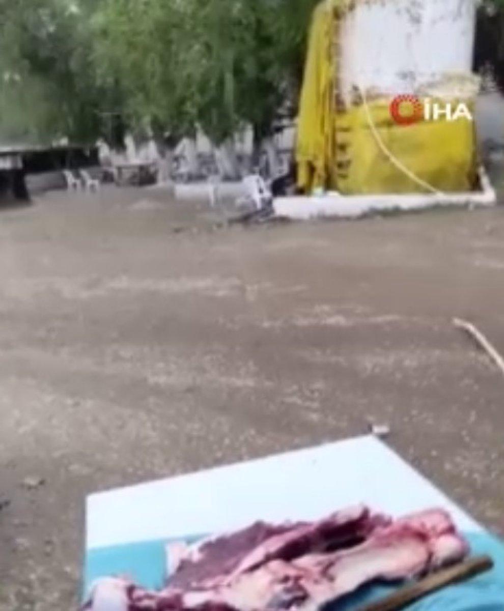 Ankara'da dolu yağışı