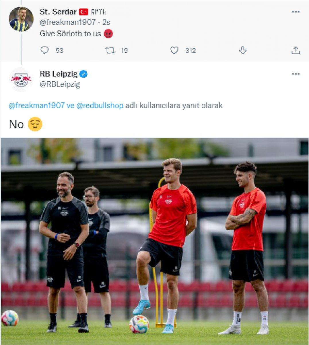 Leipzig'den Fenerbahçe taraftarını üzen cevap