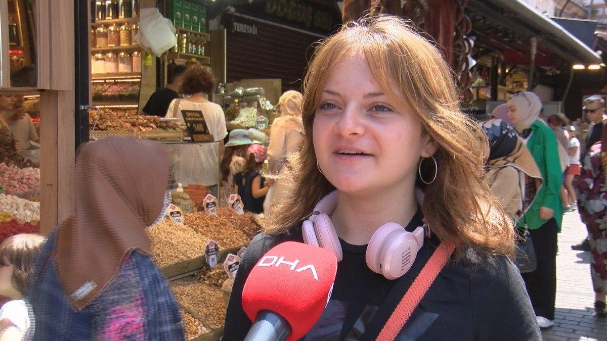 Eminönü'nde bayram yoğunluğu yaşanıyor