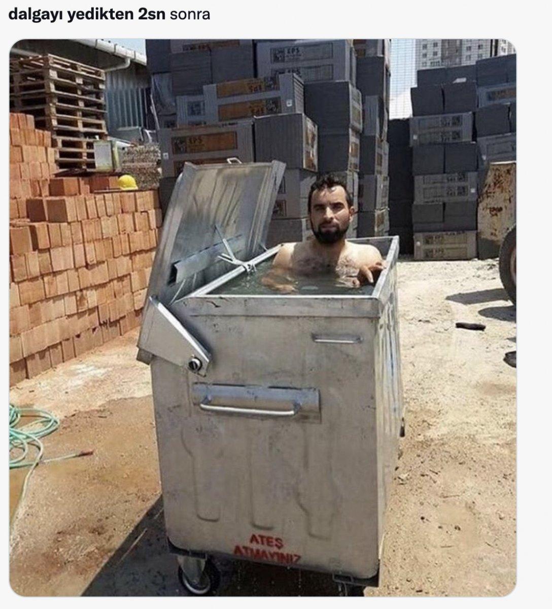 Pınar Deniz, dalgayı yedikten sonra