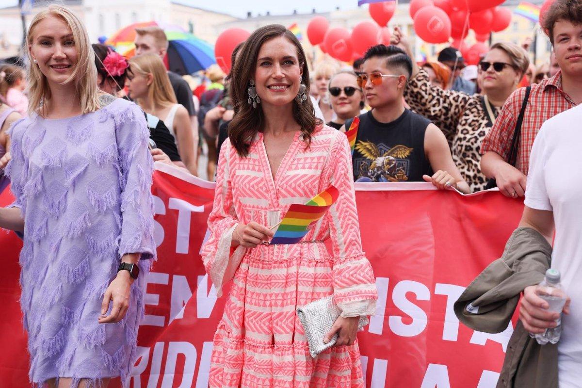 Finlandiya Başbakanı Sanna Marin, rock festivaline katıldı