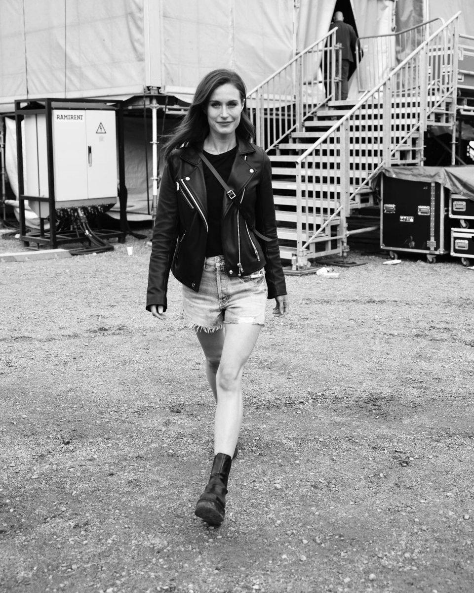 Finlandiya Başbakanı Sanna Marin, rock festivaline katıldı