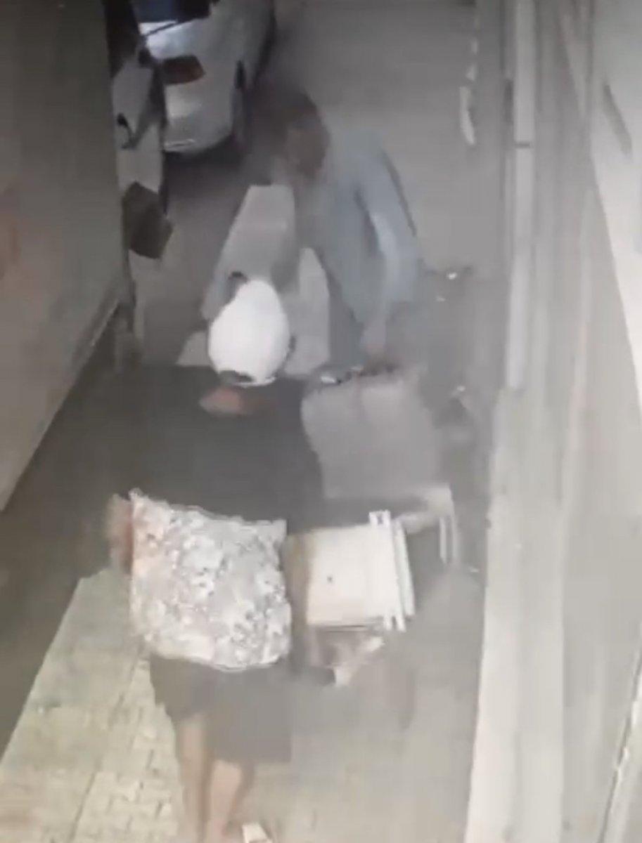 Bursa'da pazar arabasıyla klima motoru hırsızlığı