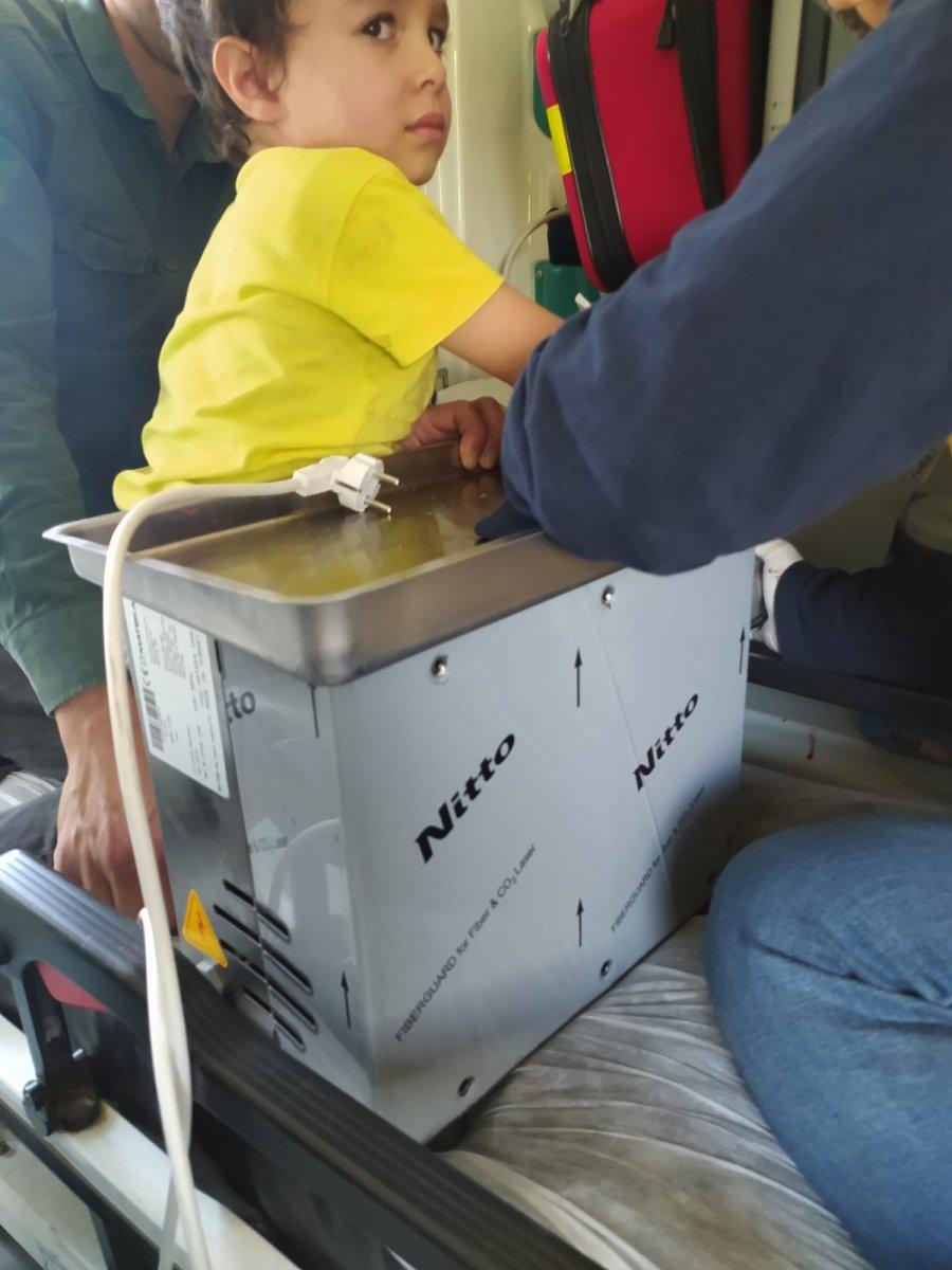 Nevşehir'de 4 yaşındaki çocuk elini kıyma makinesine kaptırdı