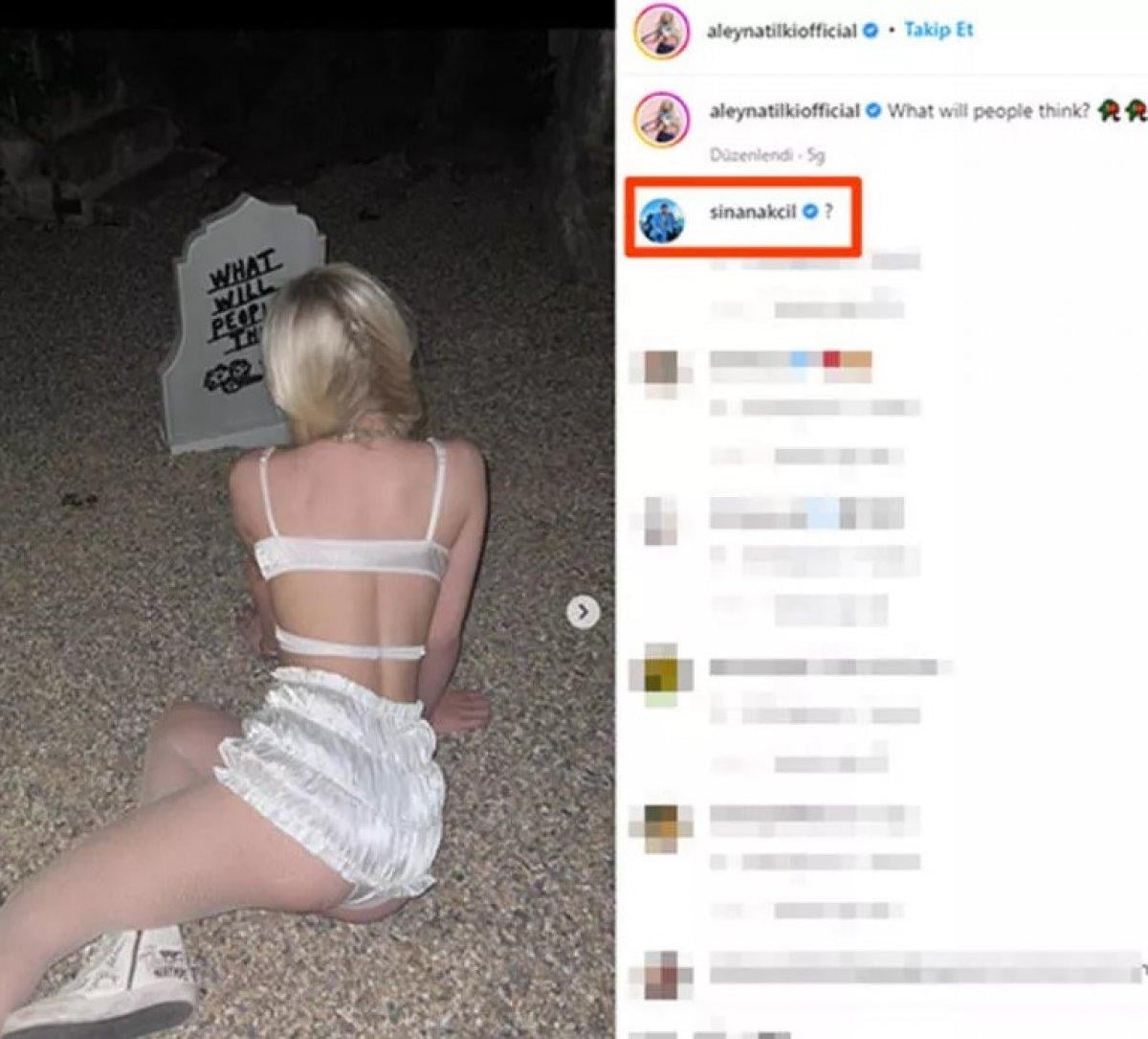 Sinan Akçıl’dan Aleyna Tilki’ye gönderme