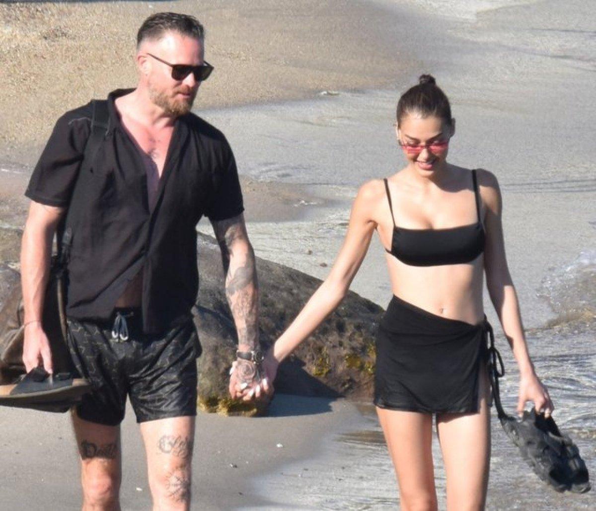 Dilan Çiçek Deniz, sevgilisiyle Bodrum'da jet ski turu yaptı