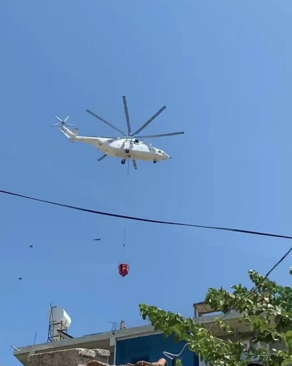 Hatay'da makilik alanda çıkan yangın söndürüldü