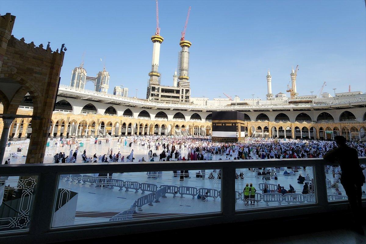 Hacılar için Kabe'ye veda vakti yaklaşıyor