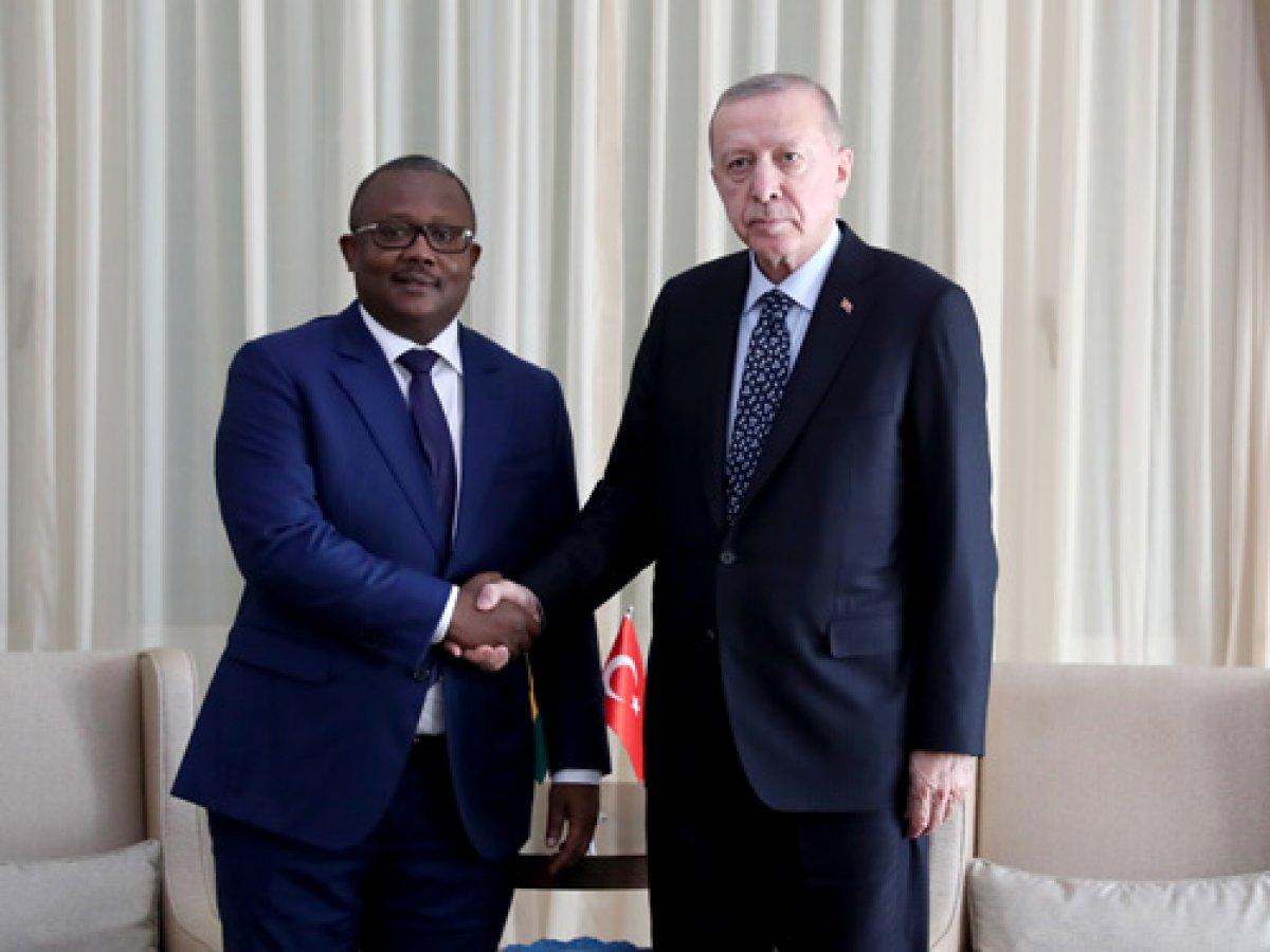 Cumhurbaşkanı Erdoğan, Gine Bissau Cumhurbaşkanı ile görüştü