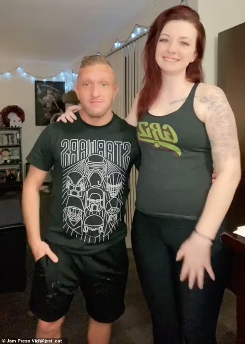 Amerikalı çift, boy farkı nedeniyle yapılan yorumlara tepki gösterdi