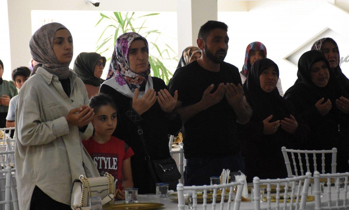 Şehit Ömer Yıldırım’ın düğün için kiraladığı salonda mevlidi okutuldu