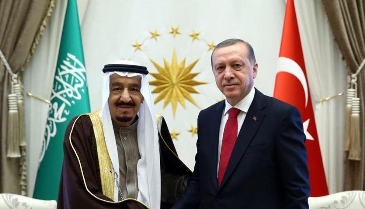 Cumhurbaşkanı Erdoğan, Suudi Arabistan Kralı ile görüştü