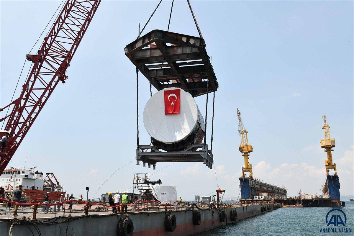 Reis sınıfı denizaltılar için yeni Section 50 teslimatı yapıldı