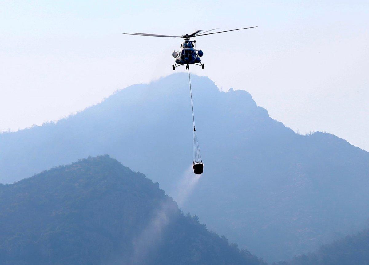 OGM: Yangınla mücadele hız kesmeden devam ediyor