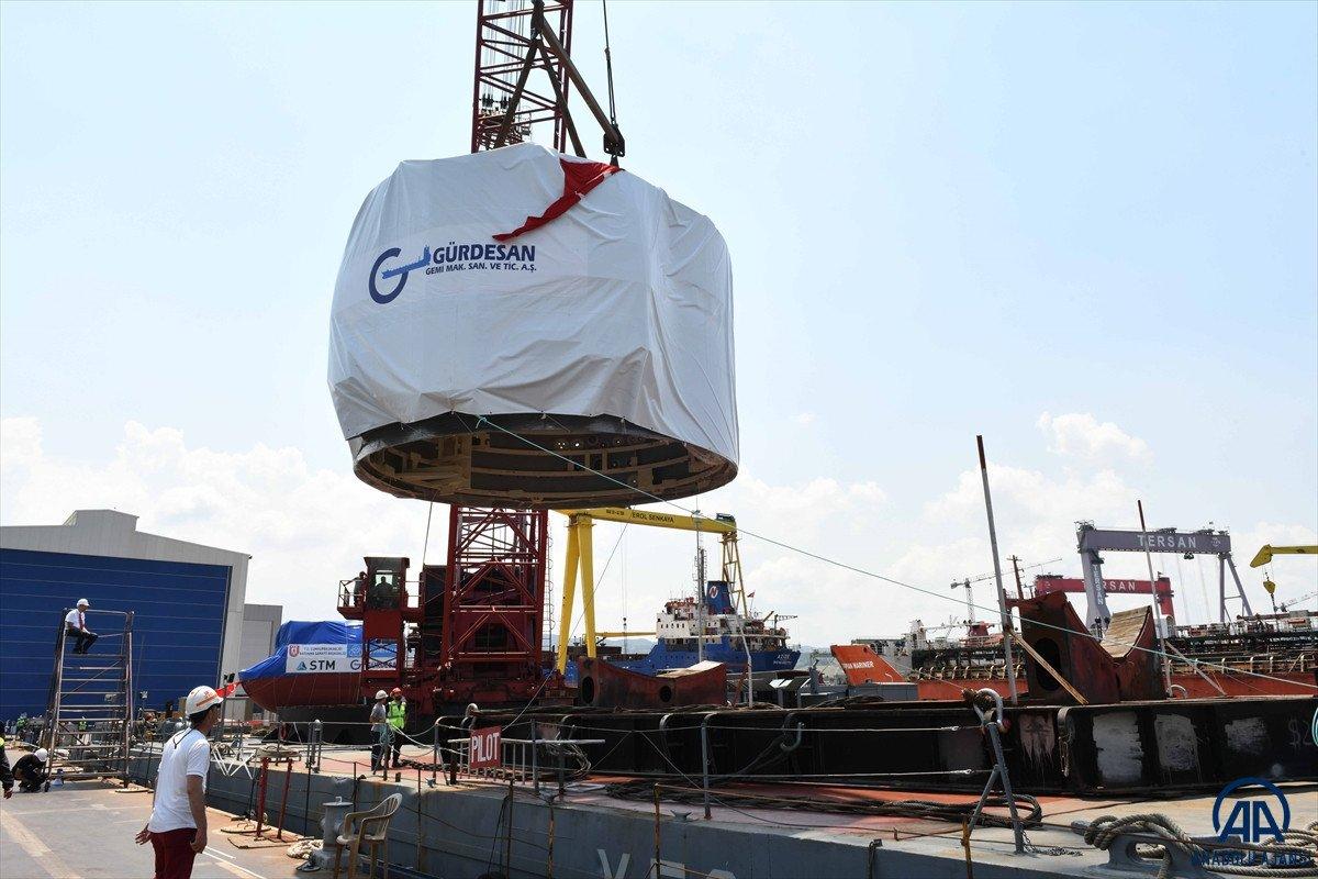 Reis sınıfı denizaltılar için yeni Section 50 teslimatı yapıldı