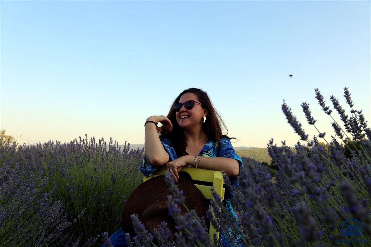 Muğla'da lavanta bahçeleri misafirlerini ağırladı