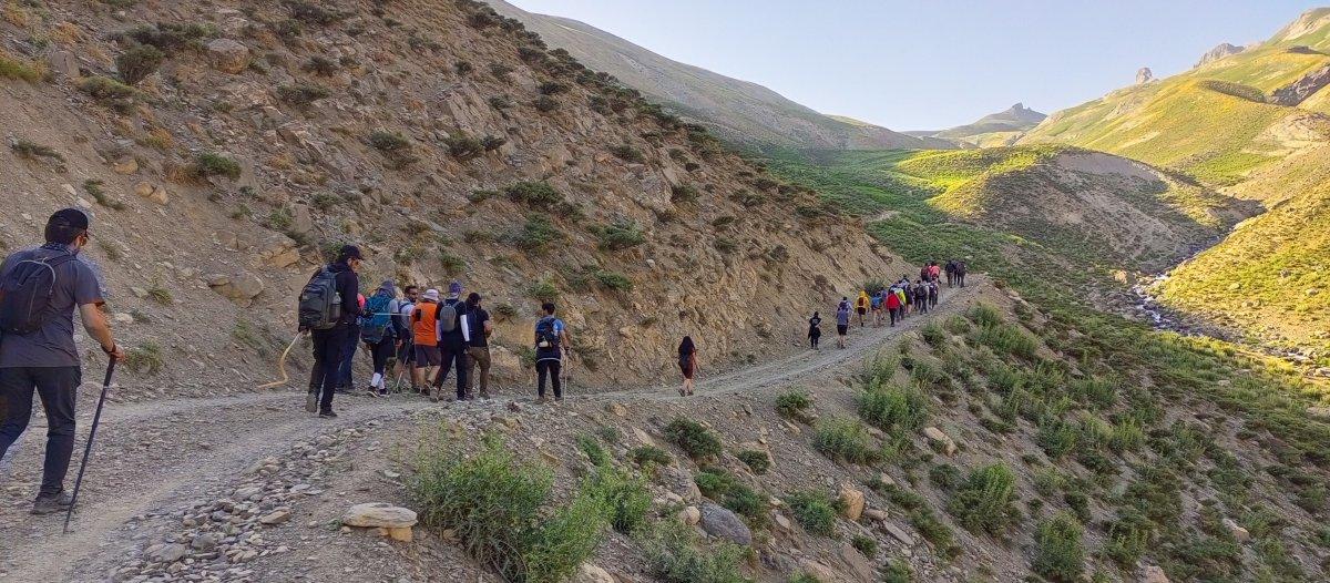 Hakkari'de Cilo Dağı'nda doğa yürüşü yapıldı