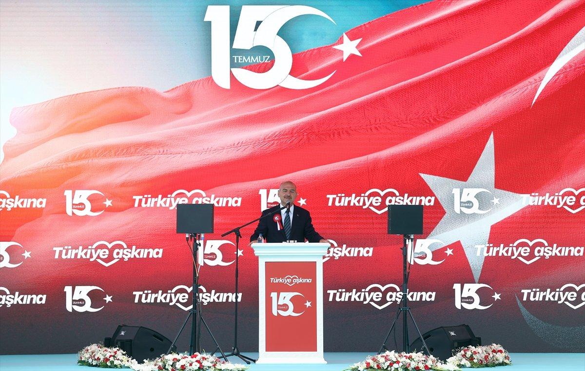 Süleyman Soylu, Ankara'da düzenlenen 15 Temmuz programına katıldı