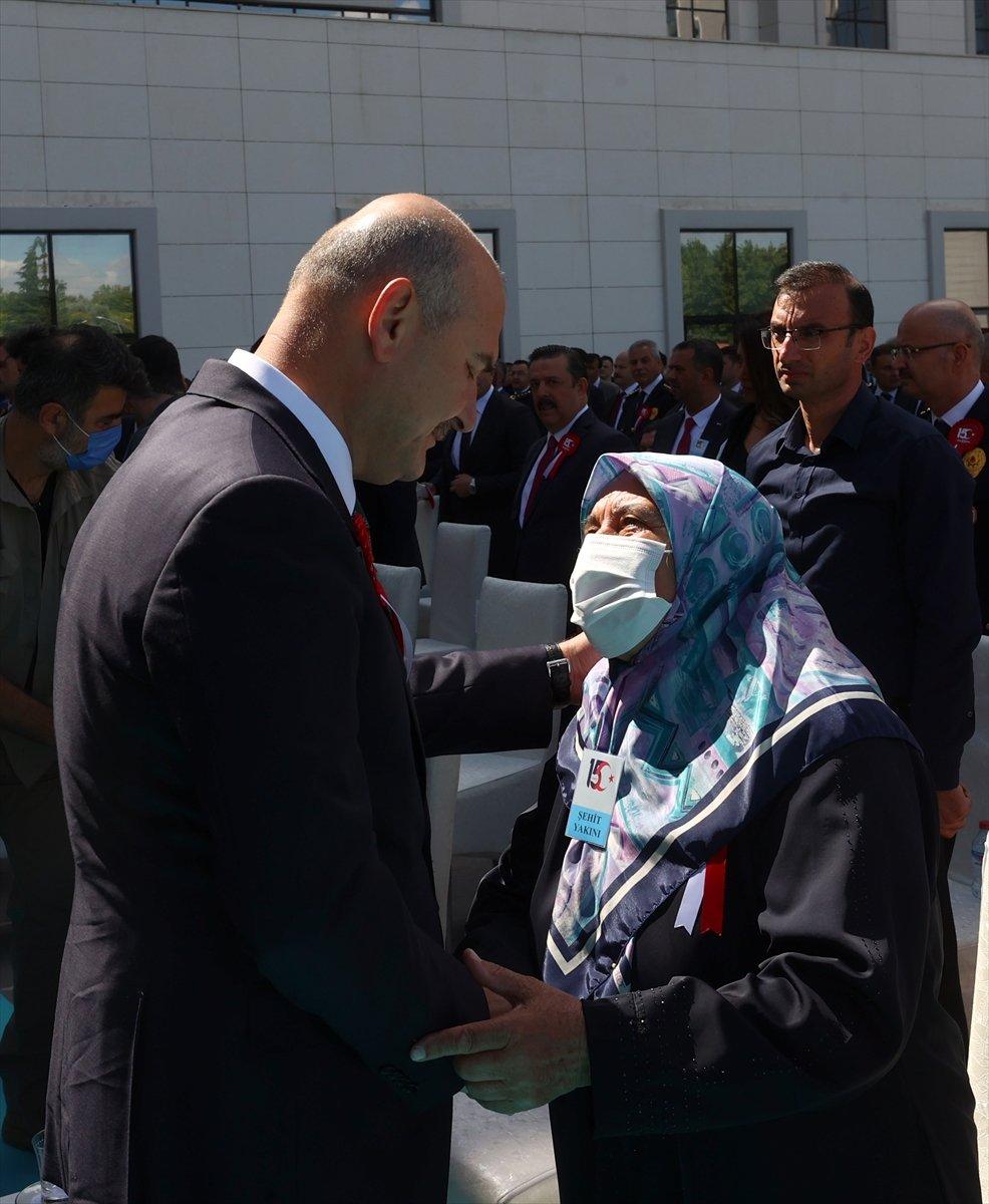 Süleyman Soylu, Ankara'da düzenlenen 15 Temmuz programına katıldı