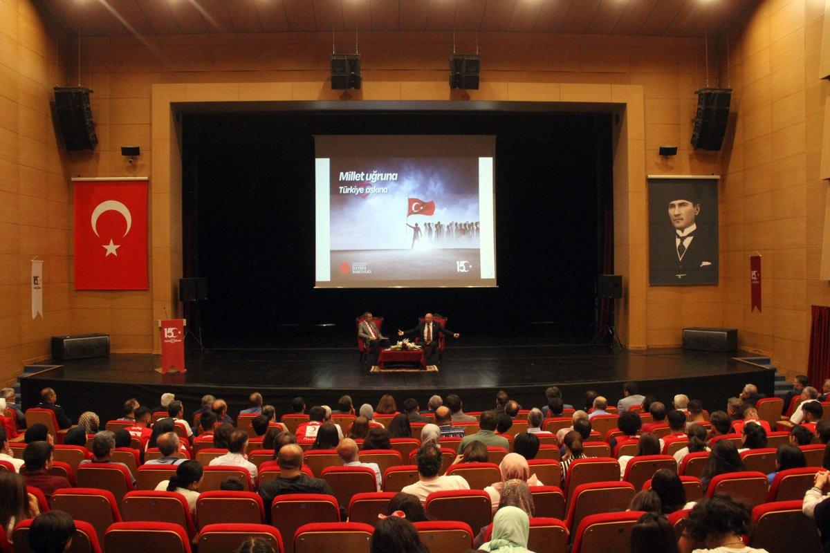 15 Temmuz'un seyrini değiştiren vali Sivas'ta konuştu