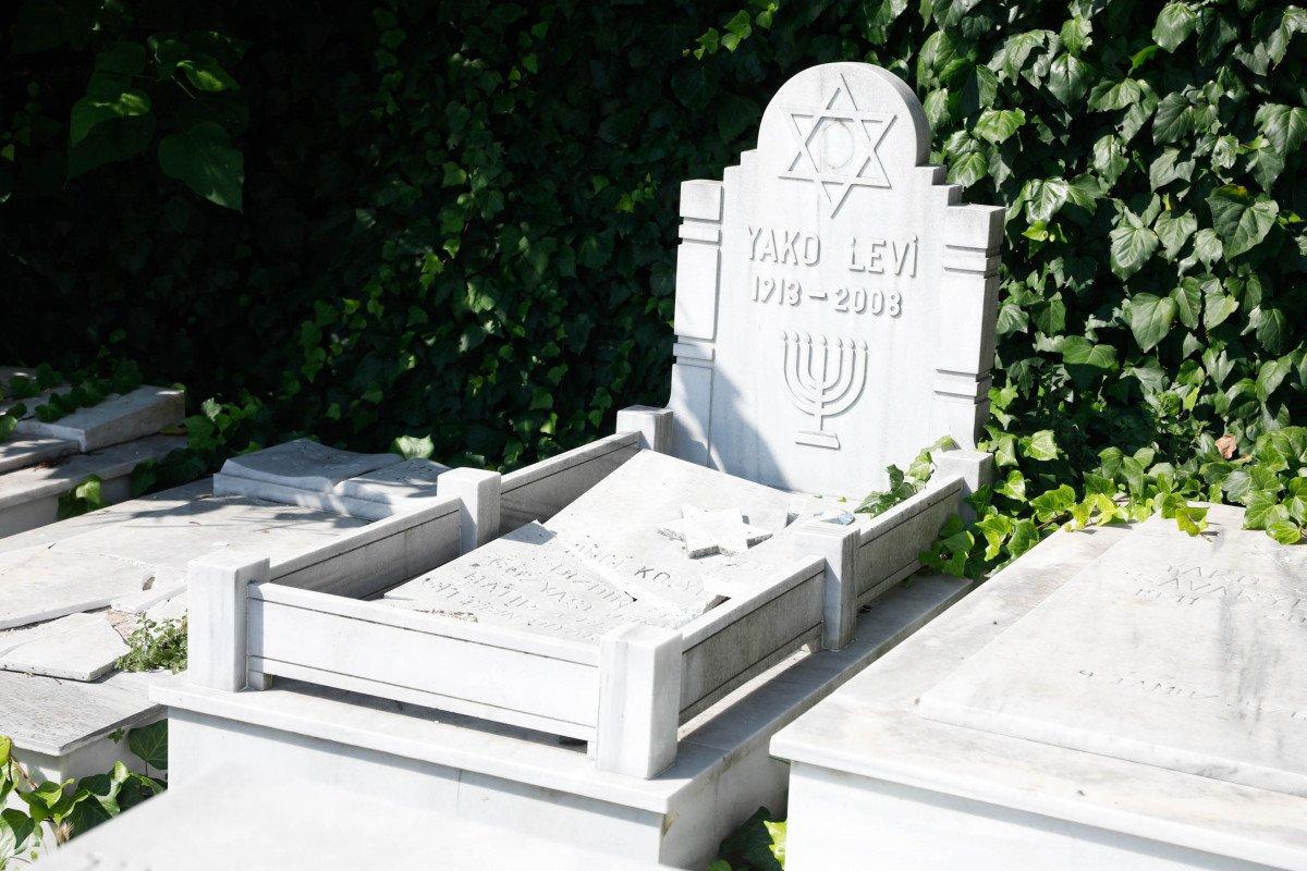 Beyoğlu’nda, Yahudi mezarlığına saldırı