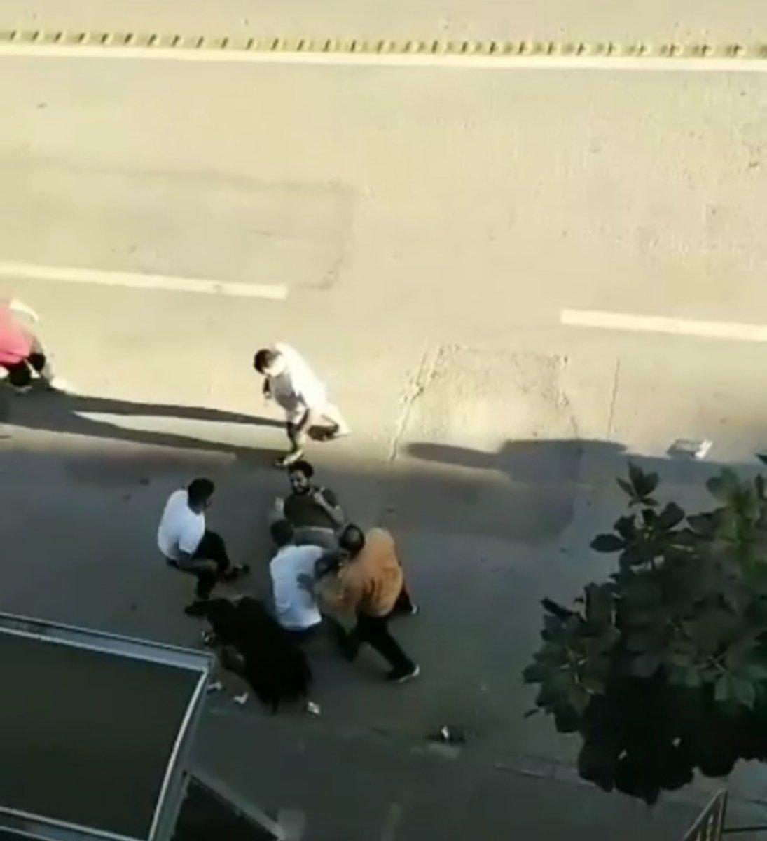 Bursa'da mehter eşliğinde kavga kamerada