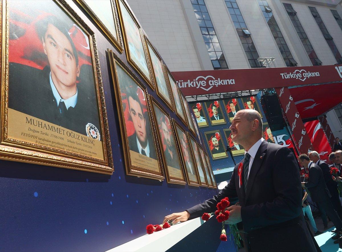 Süleyman Soylu, Ankara'da düzenlenen 15 Temmuz programına katıldı