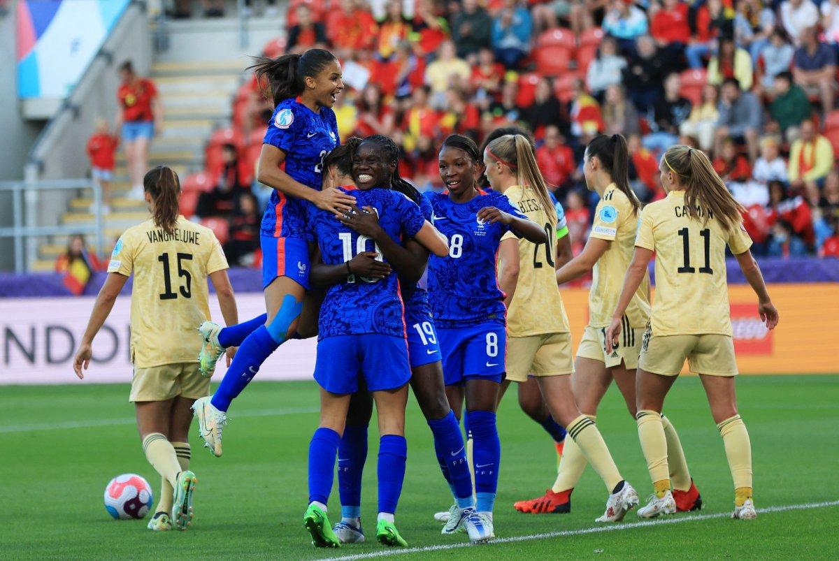 Fransa, Avrupa Kadınlar Futbol Şampiyonası'nda çeyrek finalde