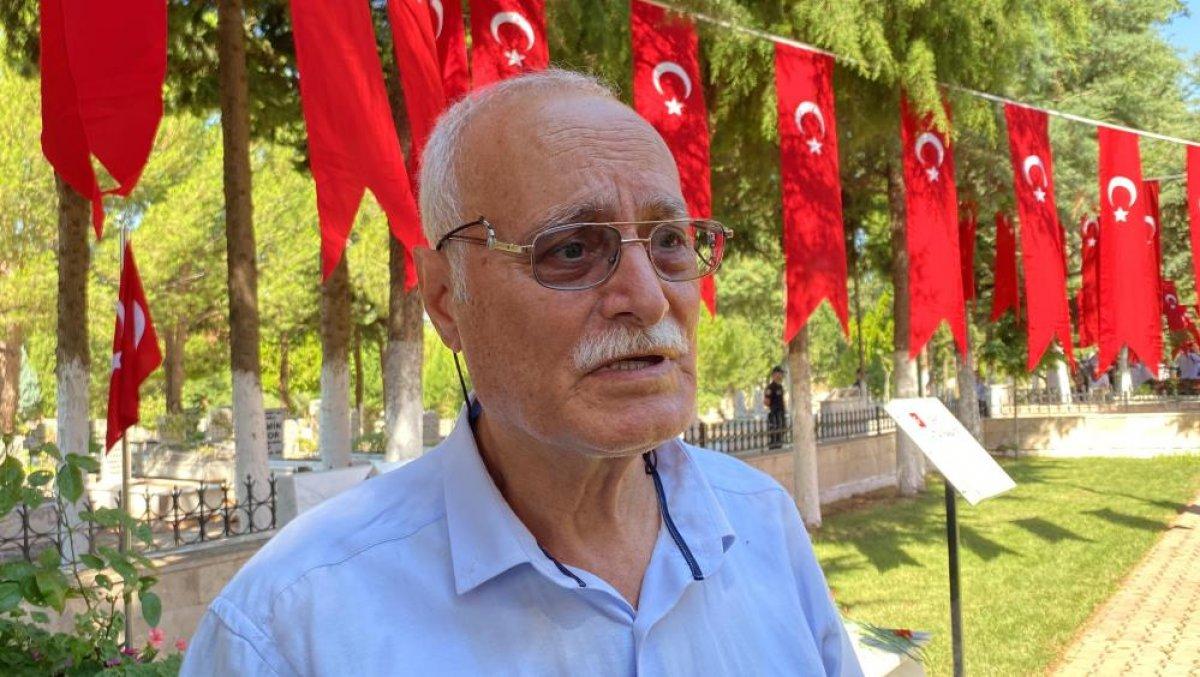 Aydın'da 15 Temmuz şehidi mezarı başında anıldı