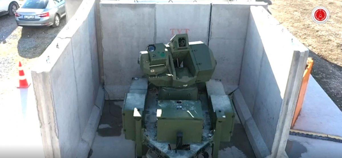 ŞAHİN 40 mm Fiziksel İmha Sistemi envantere girdi