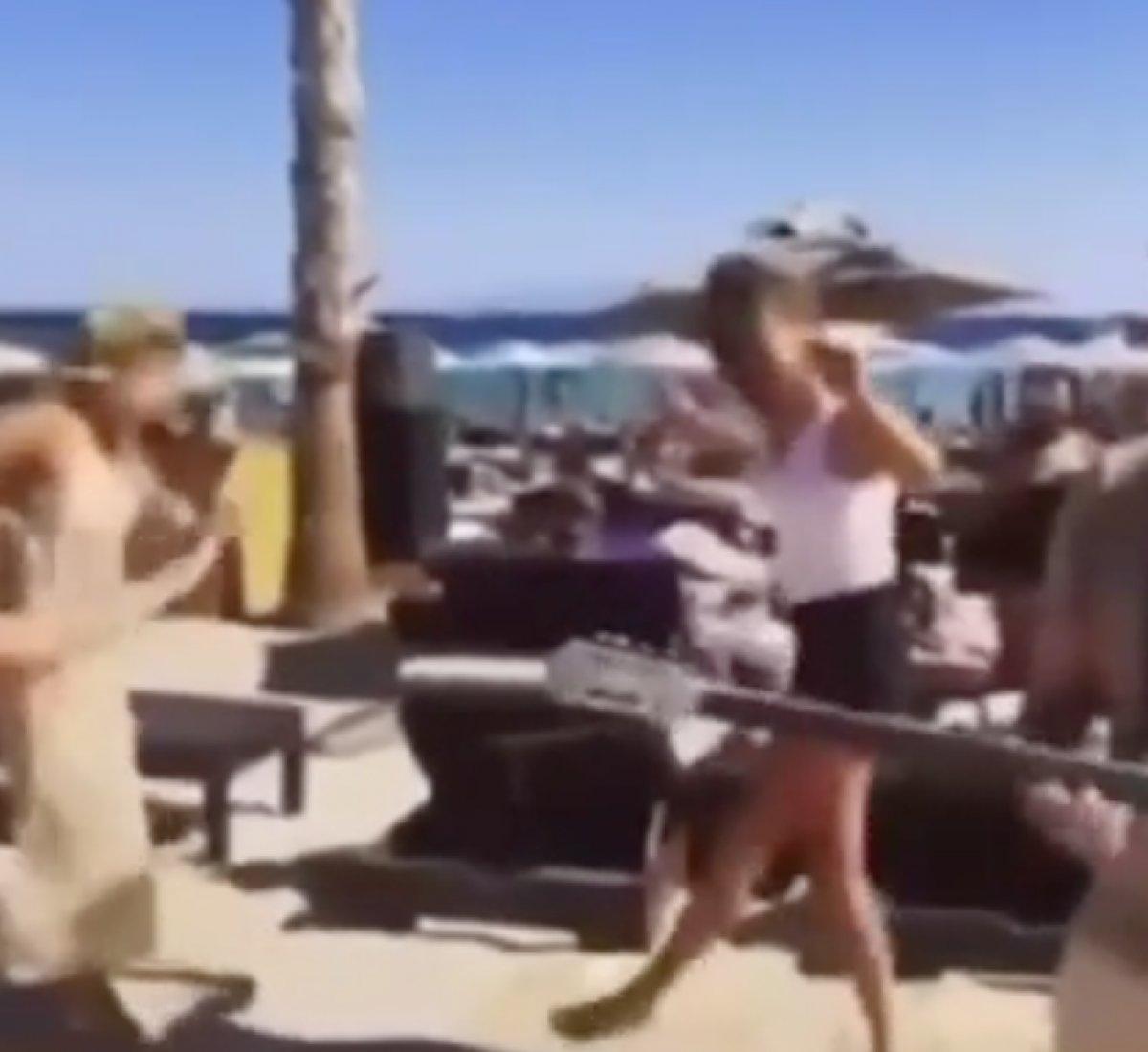 Serenay Sarıkaya'dan sirtaki şov