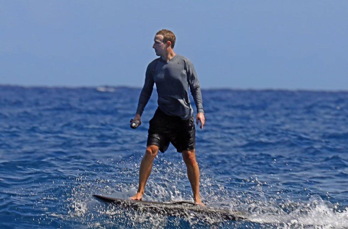Mark Zuckerberg, su kayağı yaptı