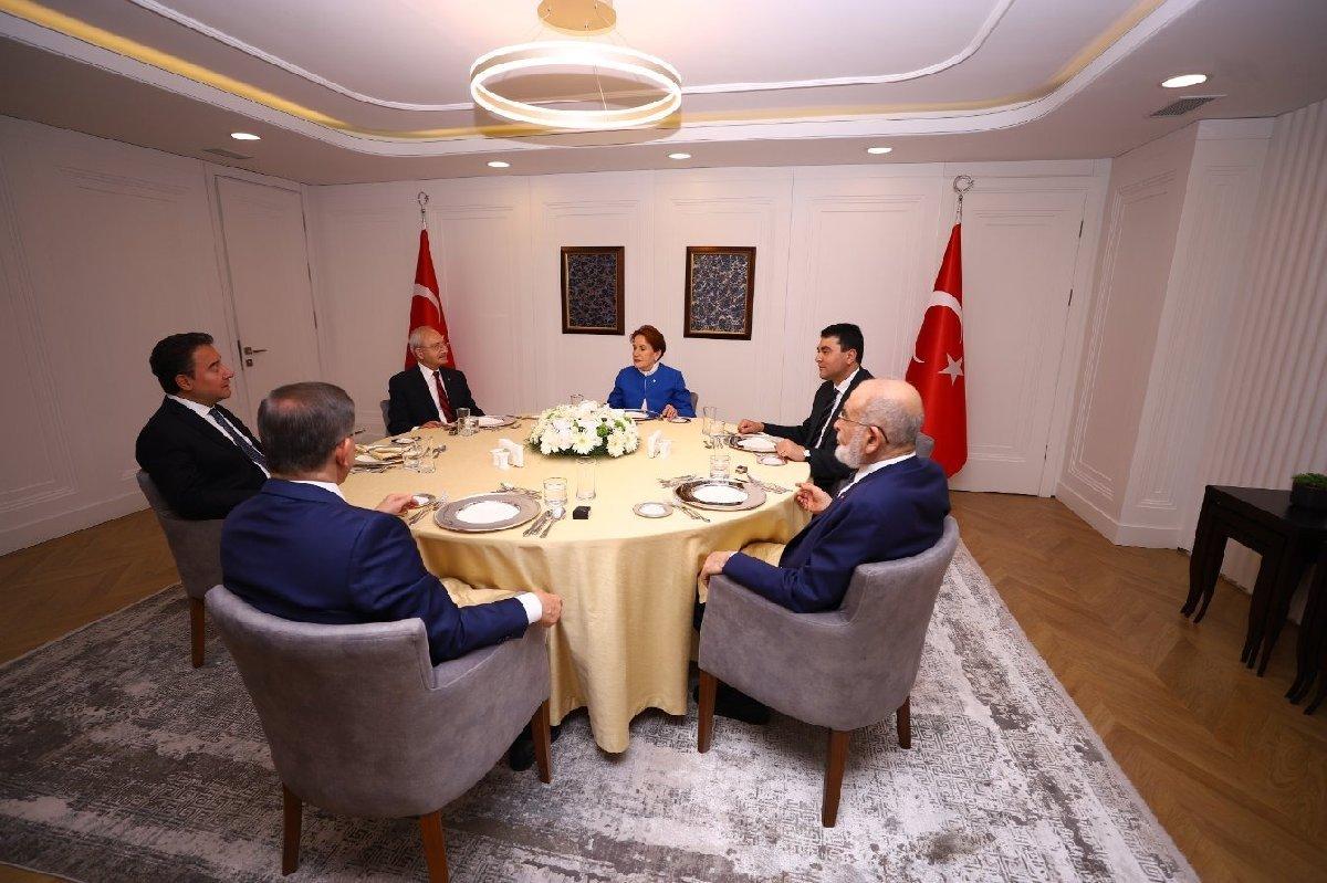 6'lı masada gündem 15 Temmuz etkinlikleri